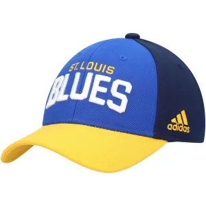 adidas Blue St Men's Adjustable Cap Louis Blues Locker Room