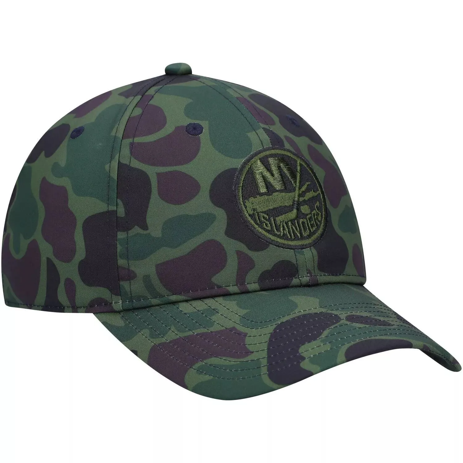 adidas New York Islanders Locker Room Slouch Men's Camouflage Adjustable Cap