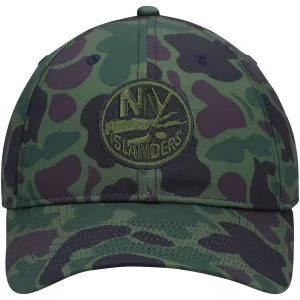 adidas New York Islanders Locker Room Slouch Men's Camouflage Adjustable Cap