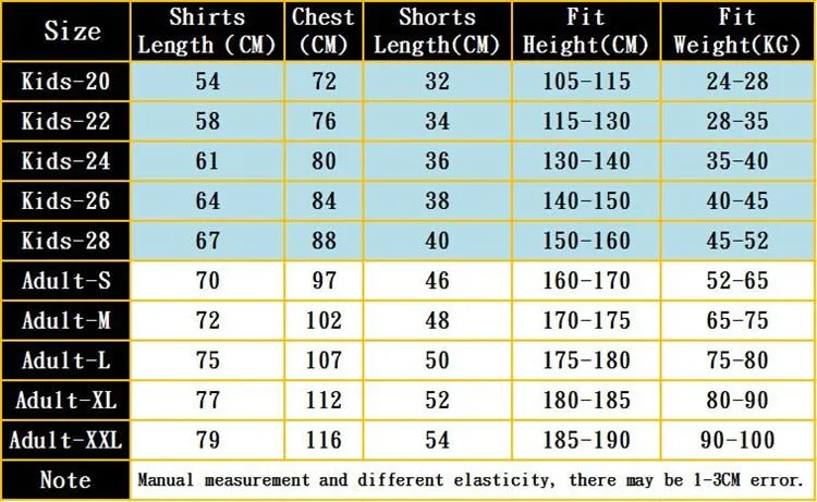 Adults Summer Short Sleeve Kids Soccer Training Suits Football Kits Soccer Custom Shorts Jersey Set