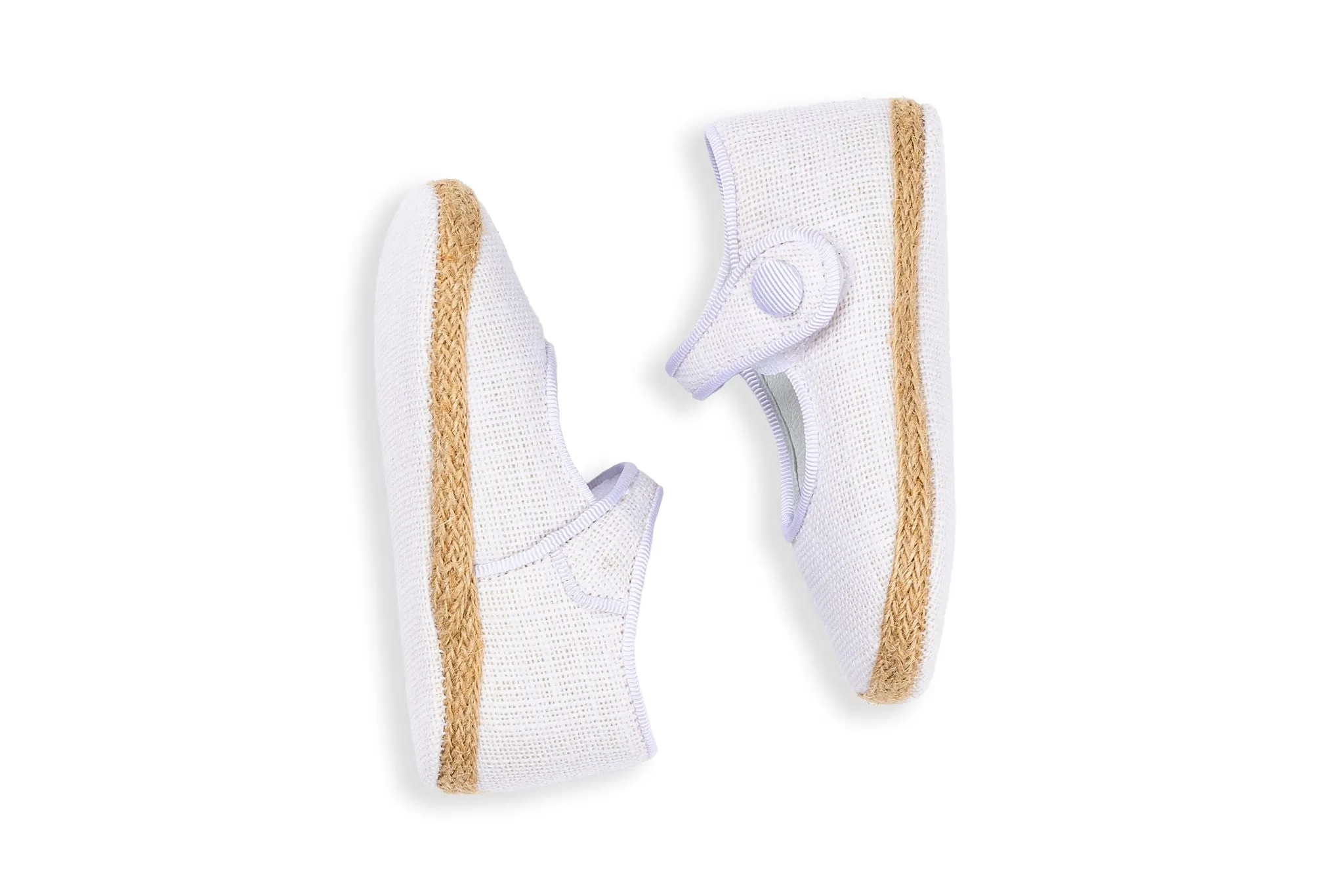 Baby Ola White Canvas Shoes