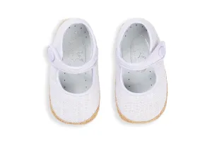 Baby Ola White Canvas Shoes