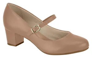 Beira Rio Ref 4777.375 Women Fashion Mid Heel Mary Jane in Nude