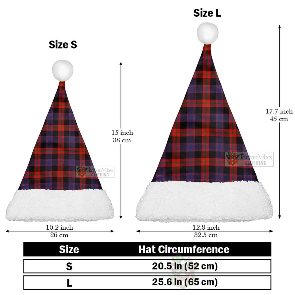 Brown (Broun) Tartan Christmas Santa Hats