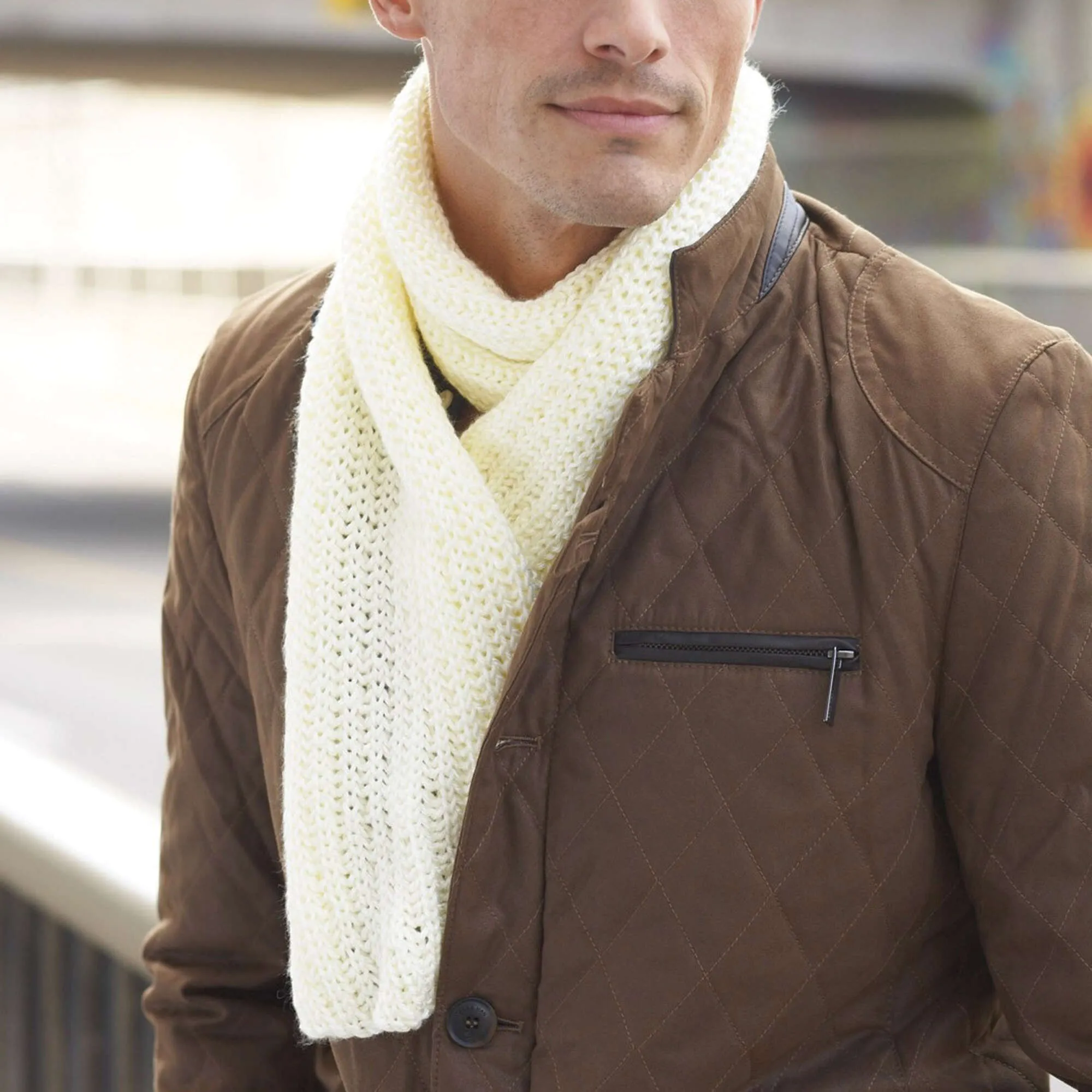 Caron Knit Men's Interchangeable Scarves