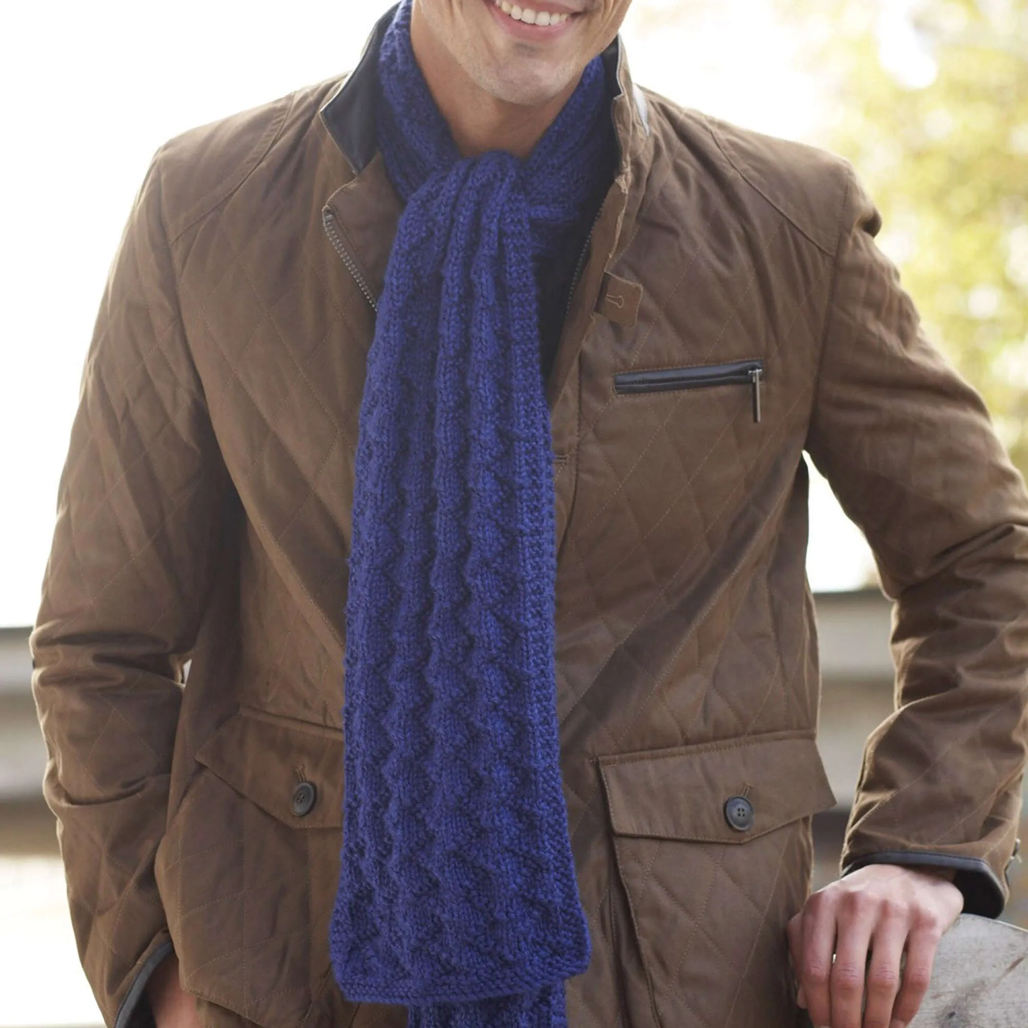 Caron Knit Men's Interchangeable Scarves