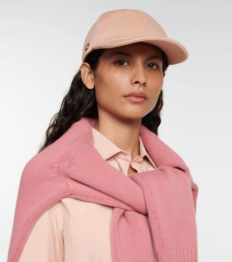 Cashmere baseball cap Loro Piana, pink