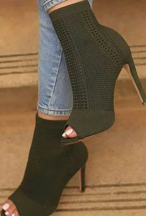 CATALINA - SOCK ANKLE BOOTS