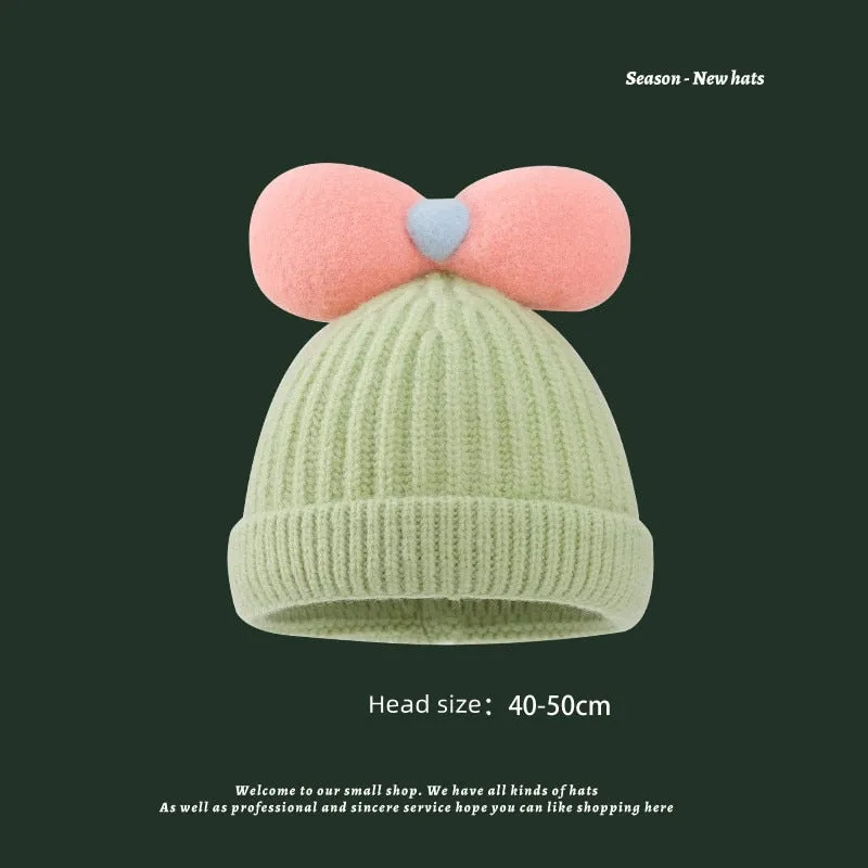 Children Baby Beanie Hat/ Winter Warm Woolen Hats