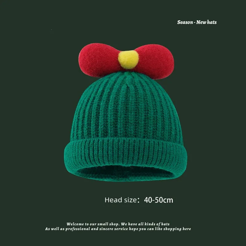 Children Baby Beanie Hat/ Winter Warm Woolen Hats