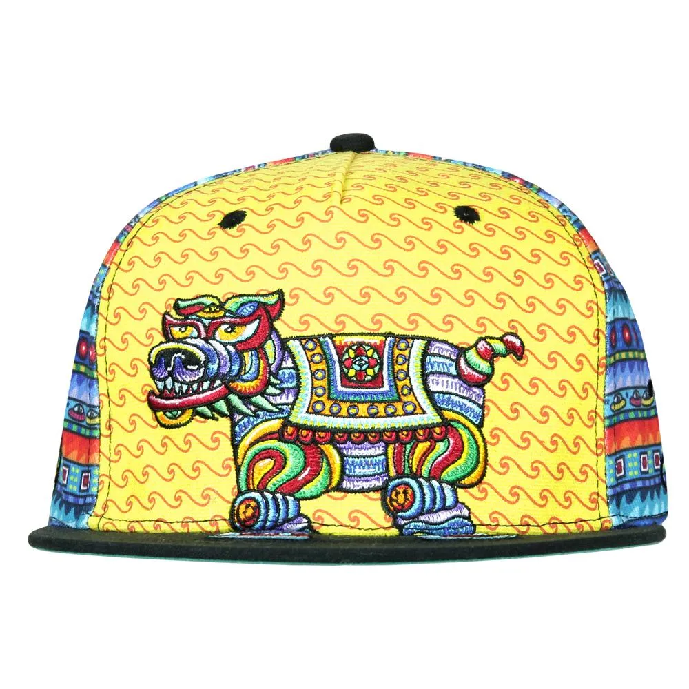 Chris Dyer Bear Elephant Dog Fitted Hat