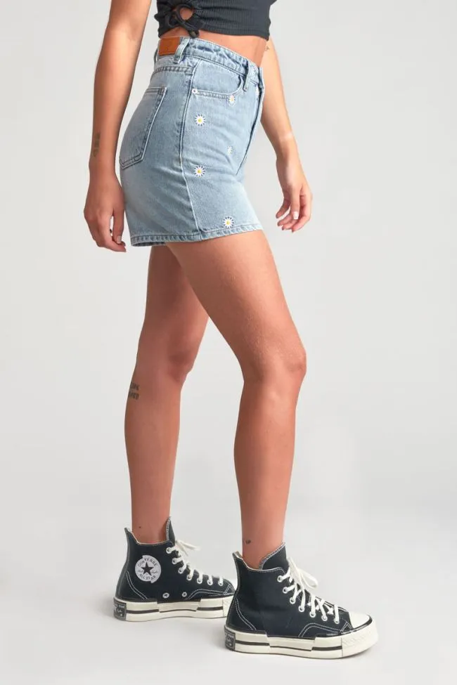 Denim daisy shorts