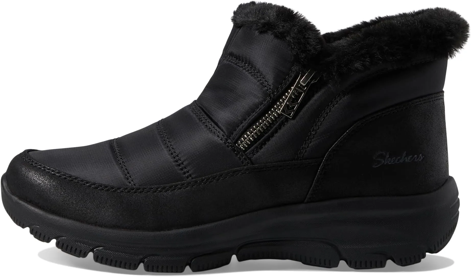 Easy Going Ankle Boots - Frosty Charm SKECHERS, Black/Black