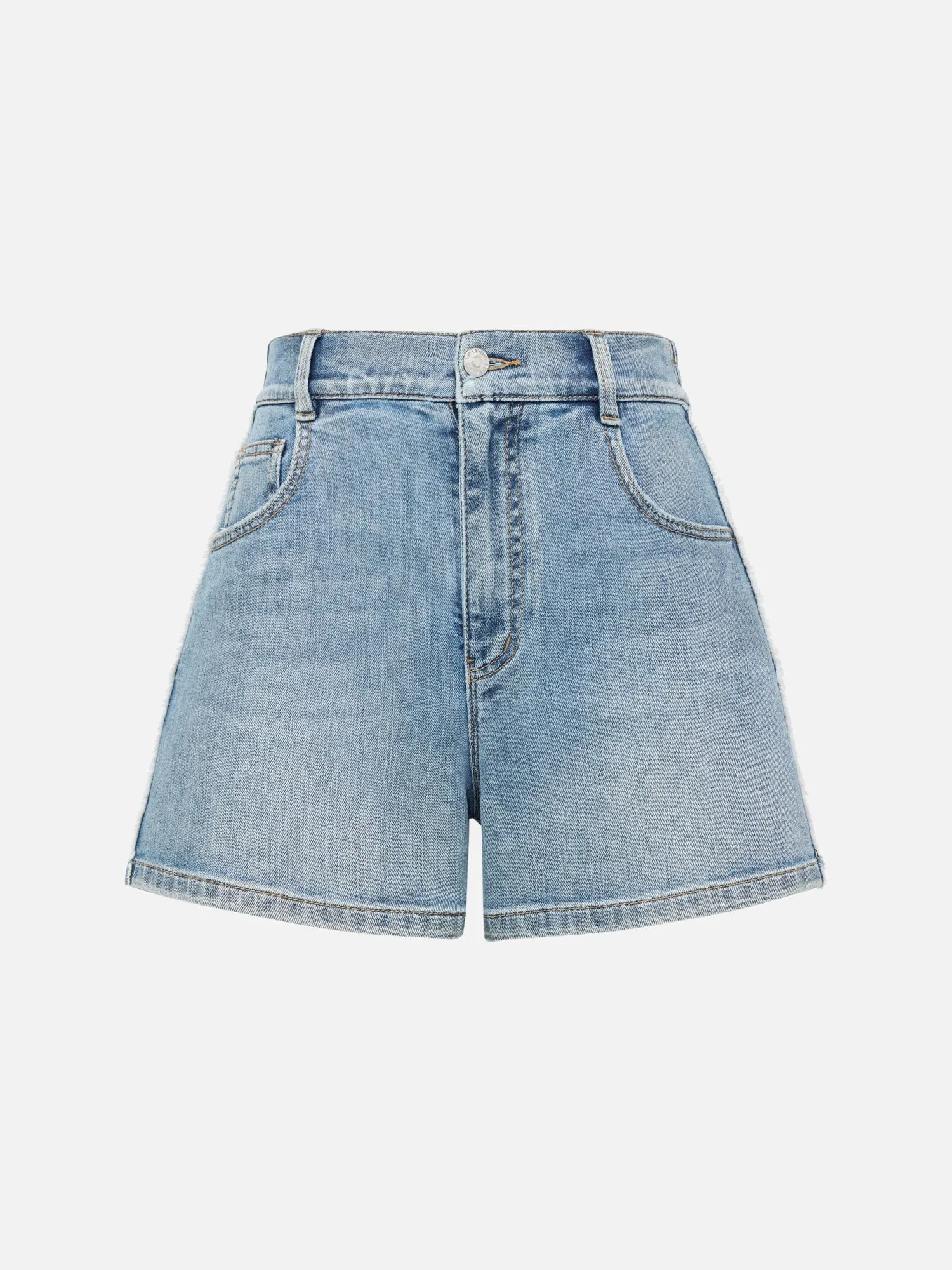 EP YAYING A-line Cotton Linen Denim Shorts