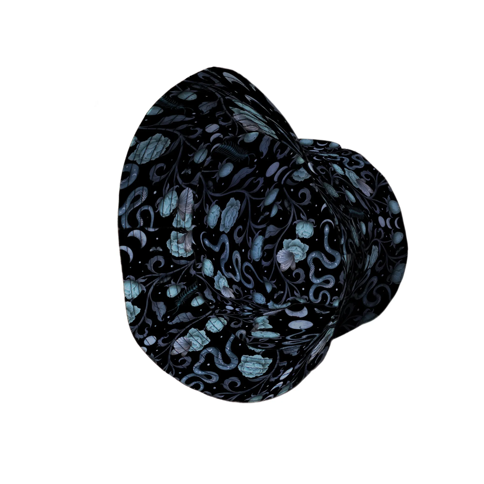 Episodic Serpent Garden Blue Bucket Hat