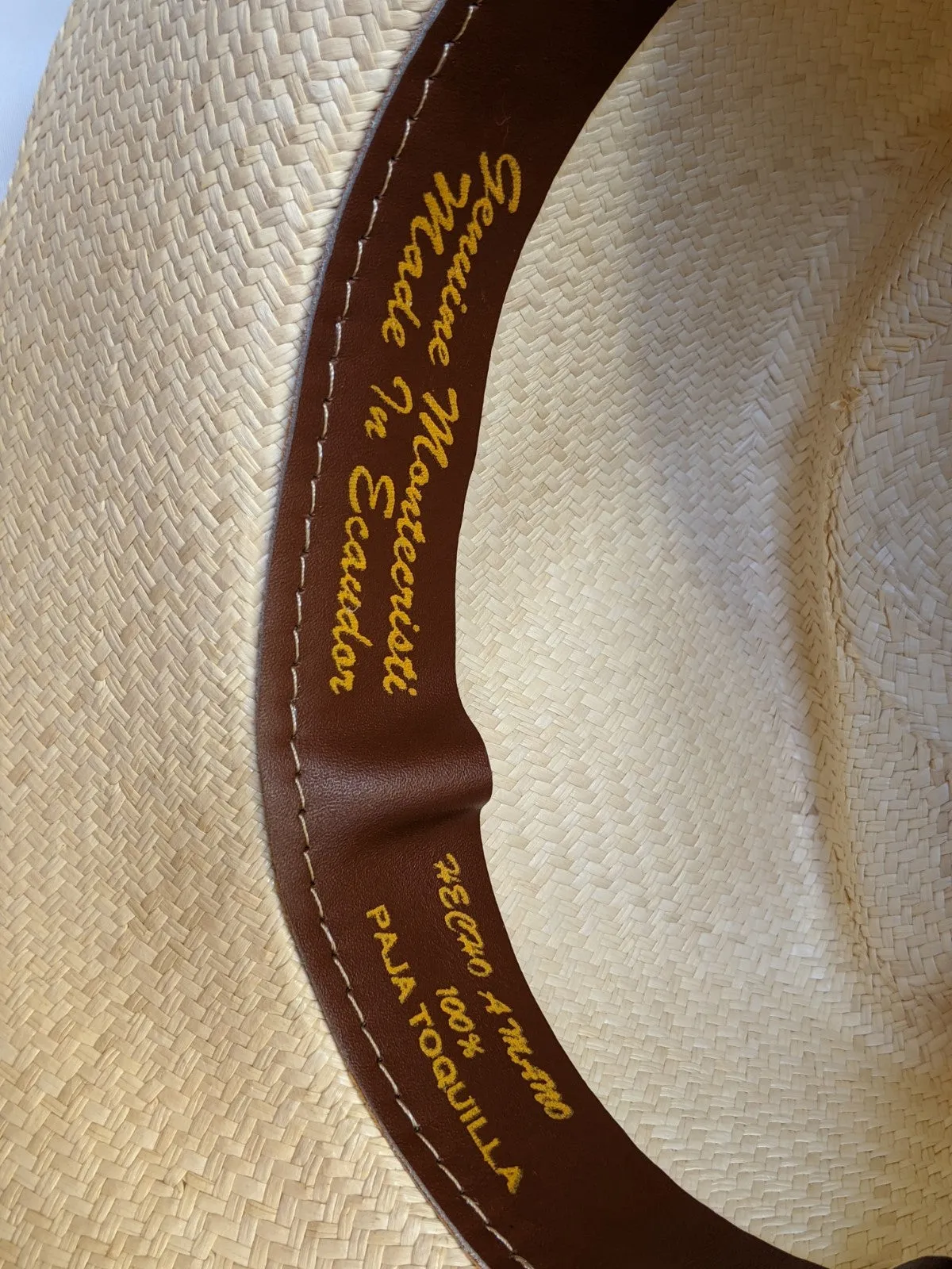 Fedora 7 1/8 - Natural (Montecristi Panama) #20-201