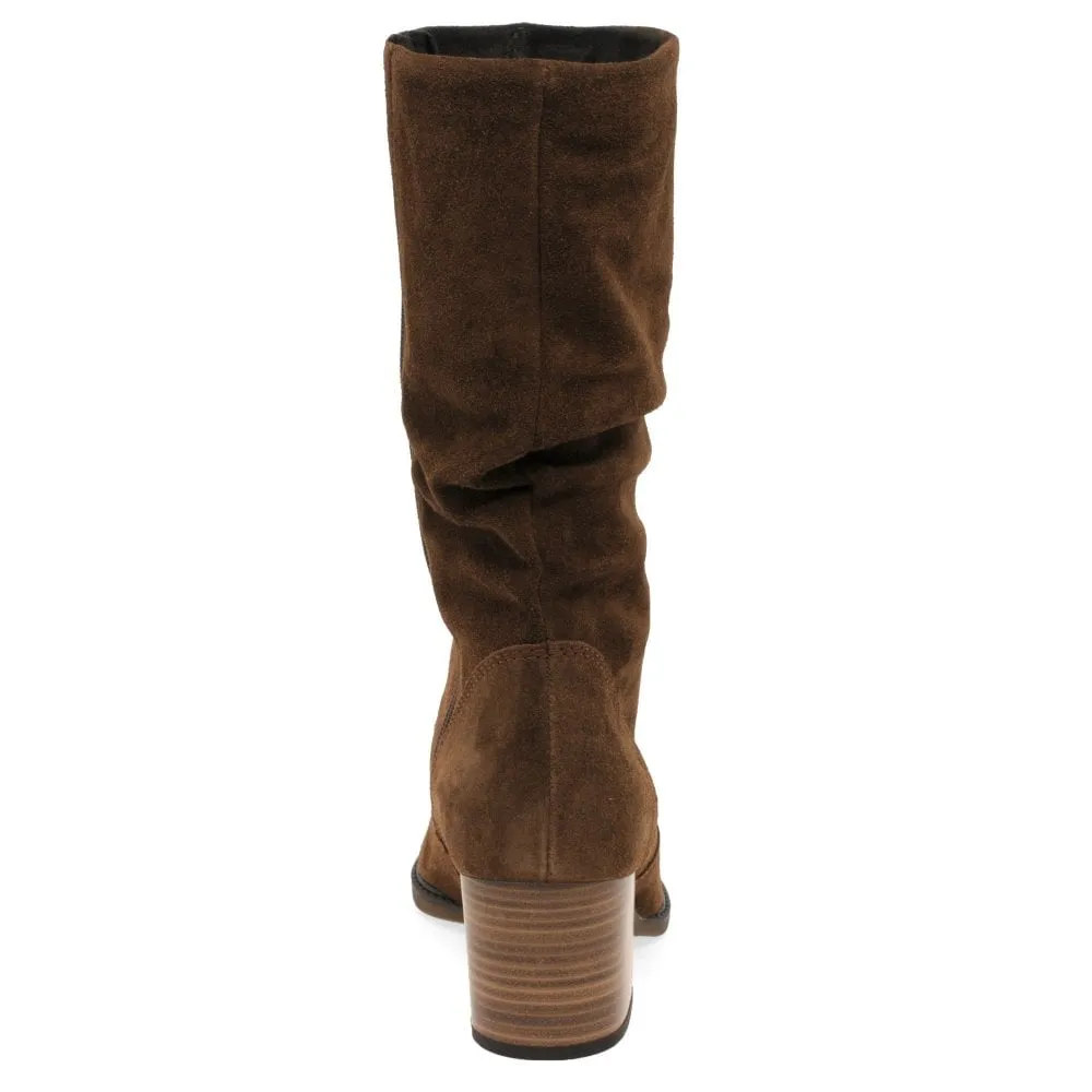 Gabor 52.894.41 - Ramona Calf-Length Boots - Whiskey