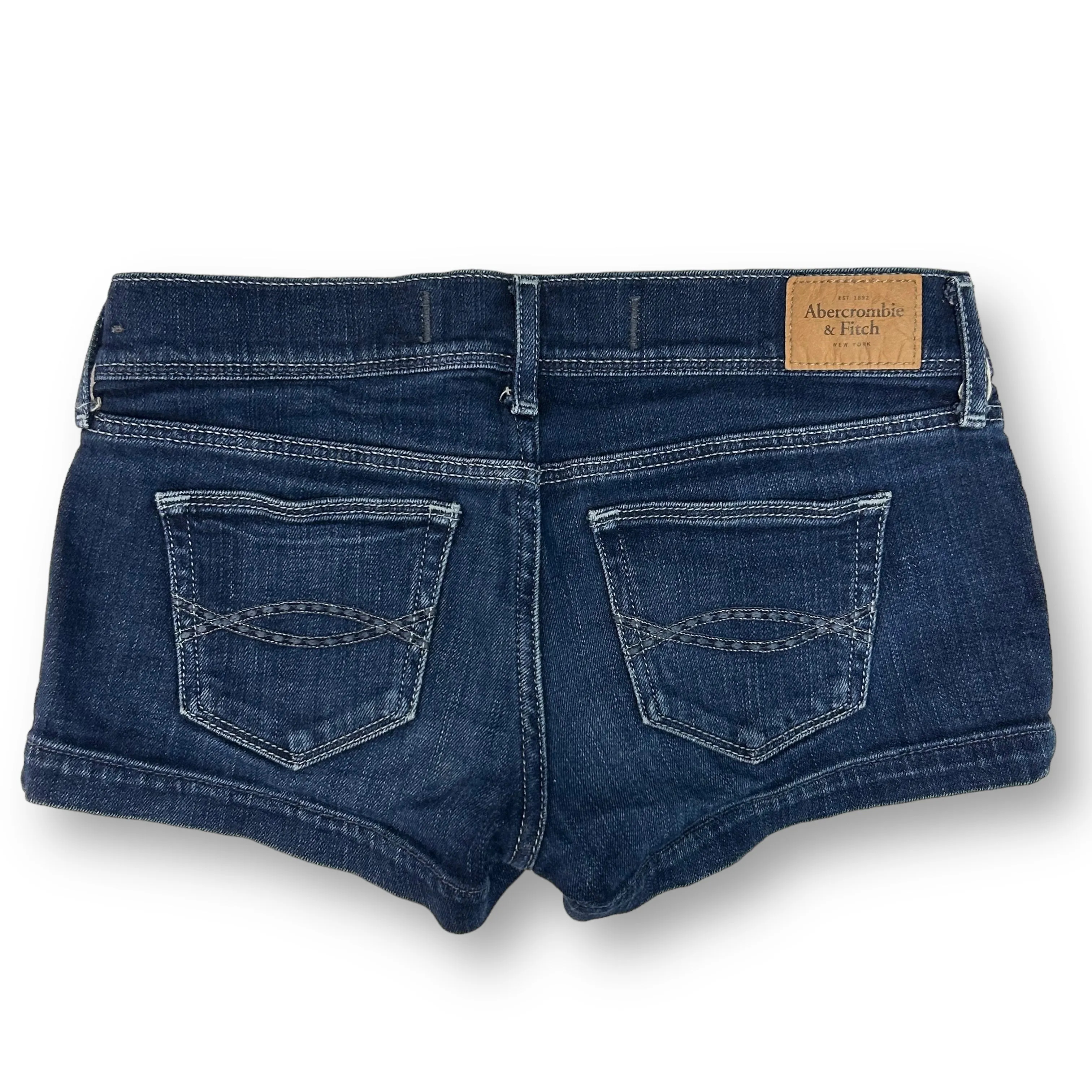 Girls Abercrombie Juniors Size 0 W 25 Low Rise Jean Shorts