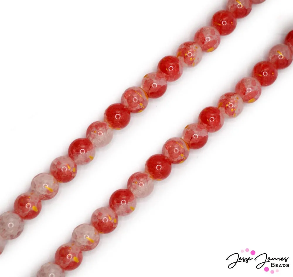 Glass Bead Strand in Shake, Rattle, & Roll