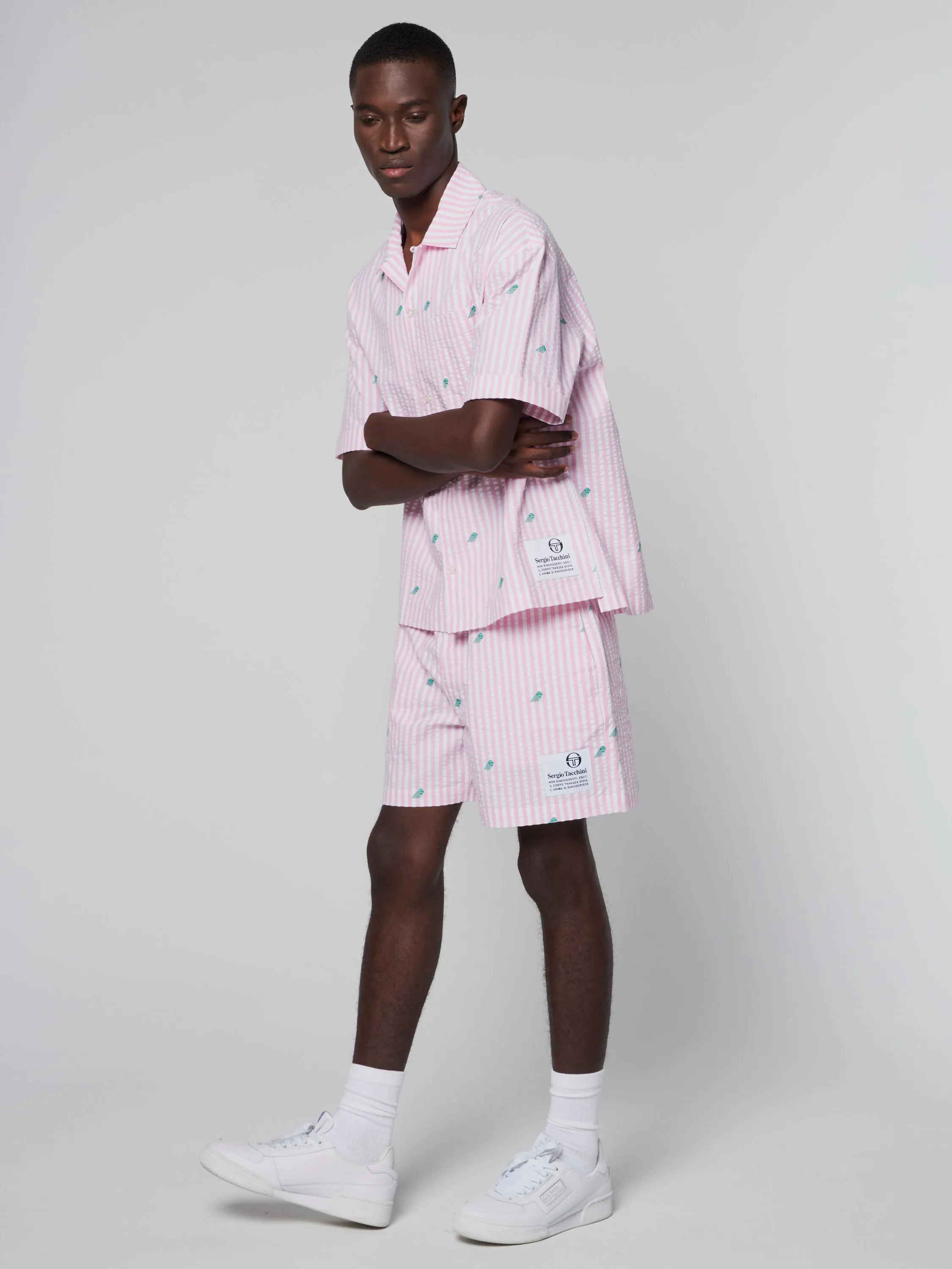 Granda Camp Shirt-Begonia Pink