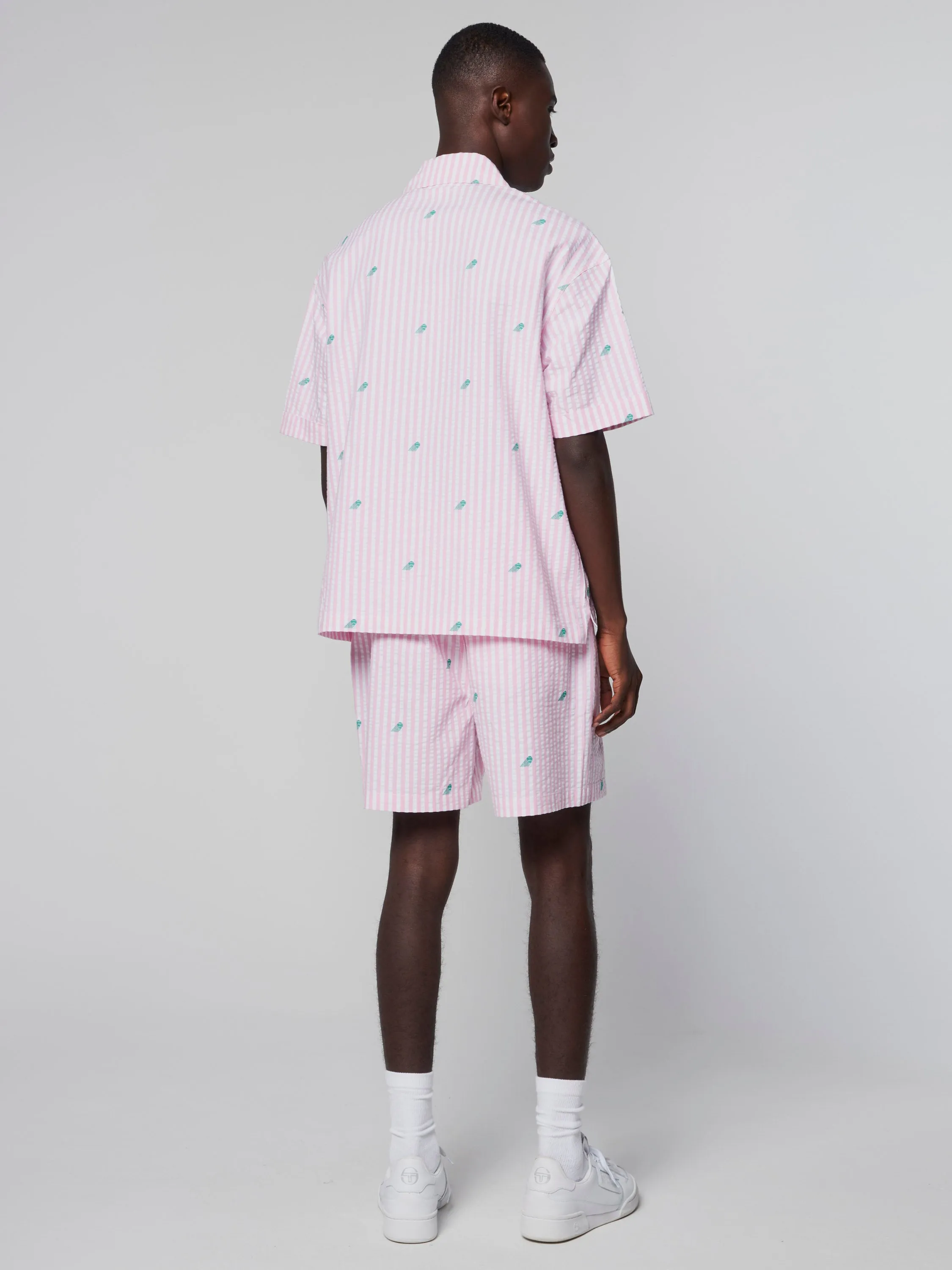 Granda Camp Shirt-Begonia Pink