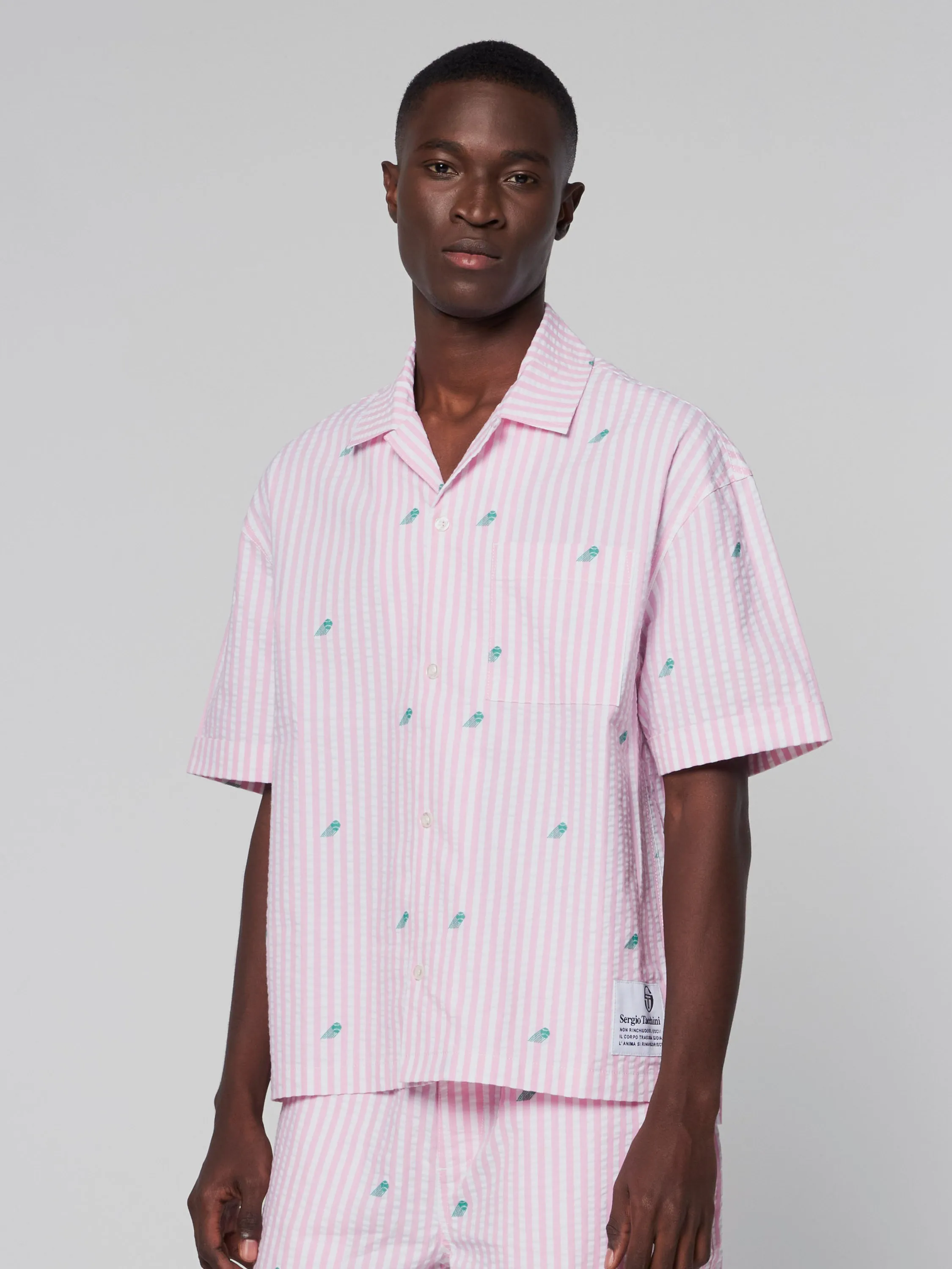 Granda Camp Shirt-Begonia Pink