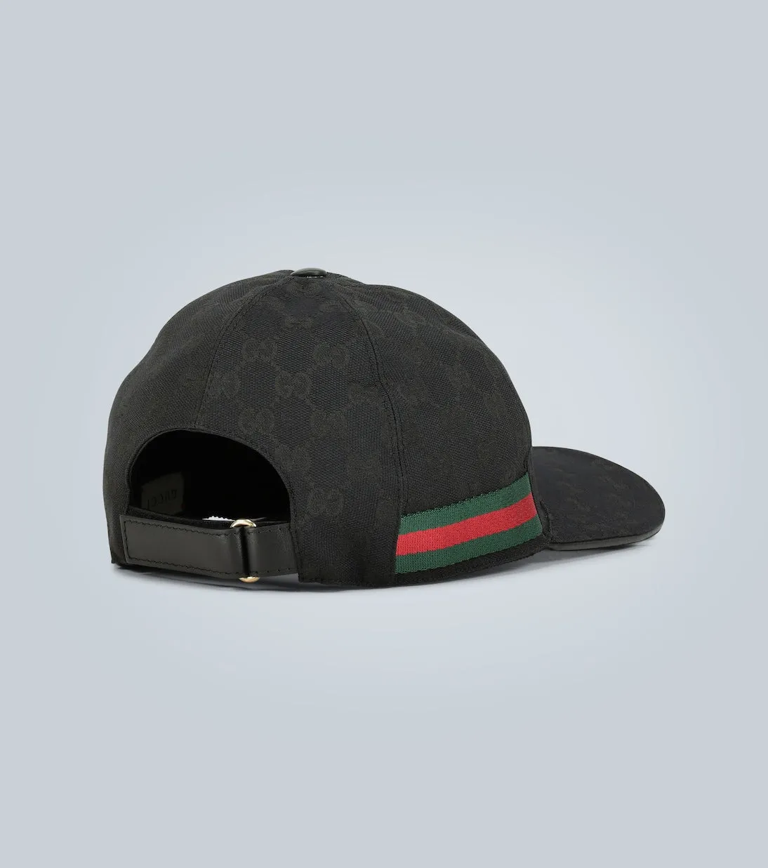 Gucci Web Stripe Baseball, Black