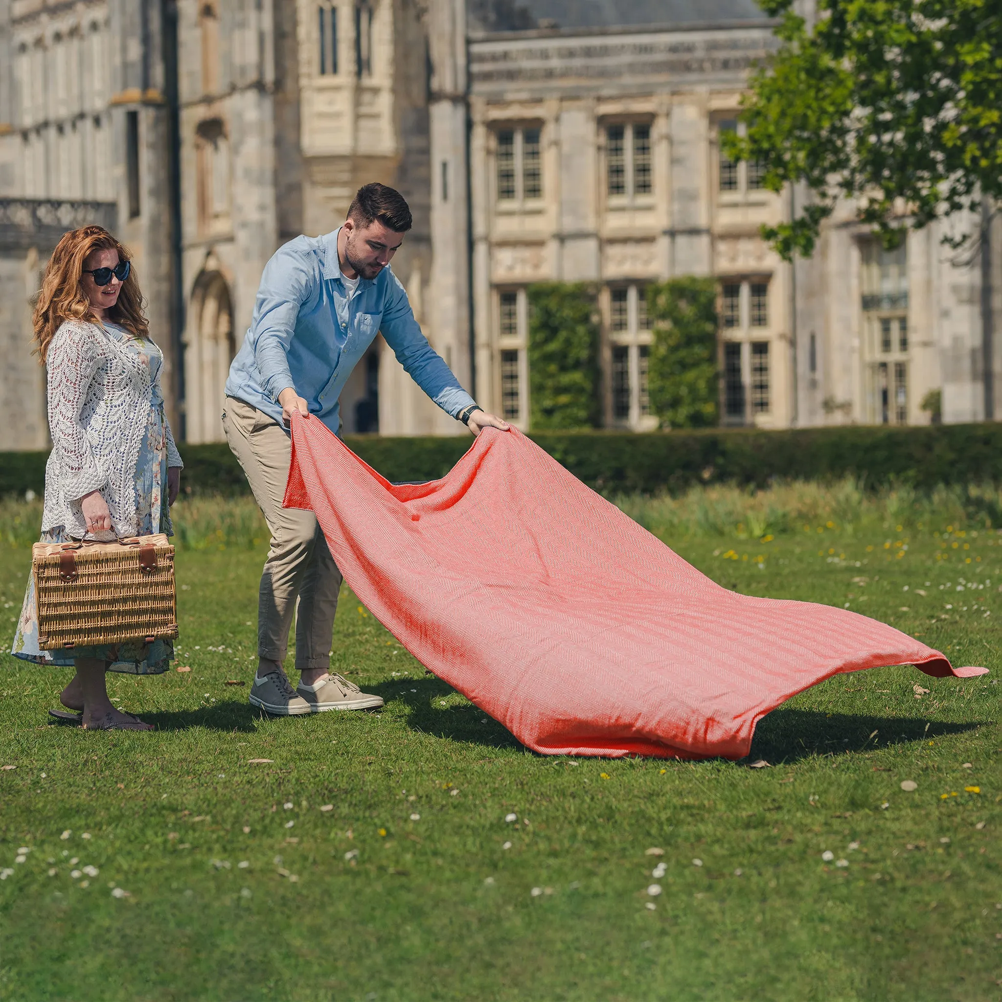 Heritage Herringbone Wool Blanket