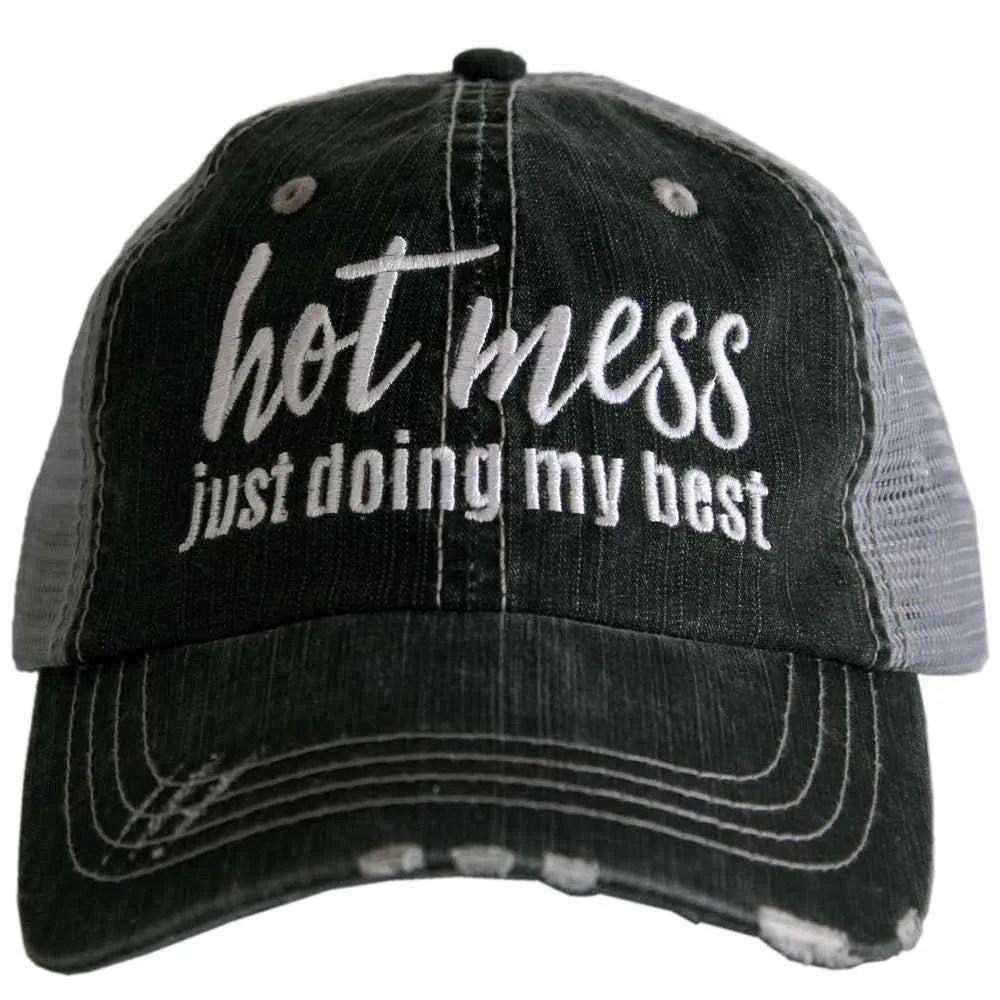 Hot Mess Just Doing My Best Wholesale Trucker Hats