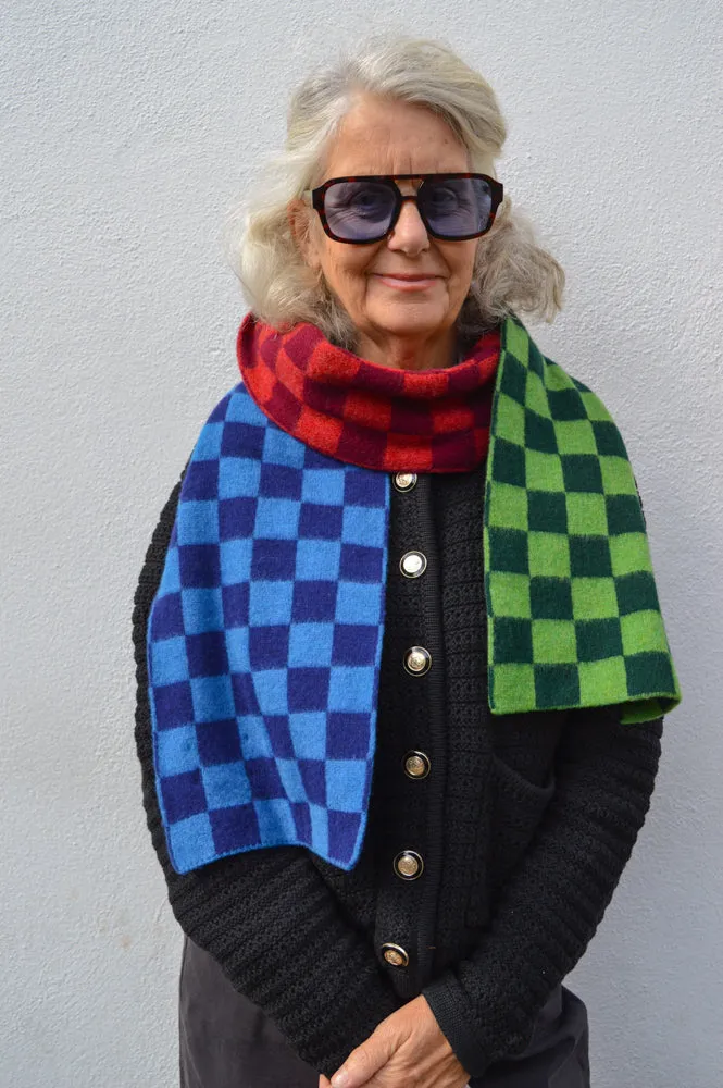 Howlin Cosmic Checkerboard Forest Scarf