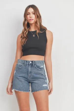 HR SIMPLE DISTRESSED SHORT