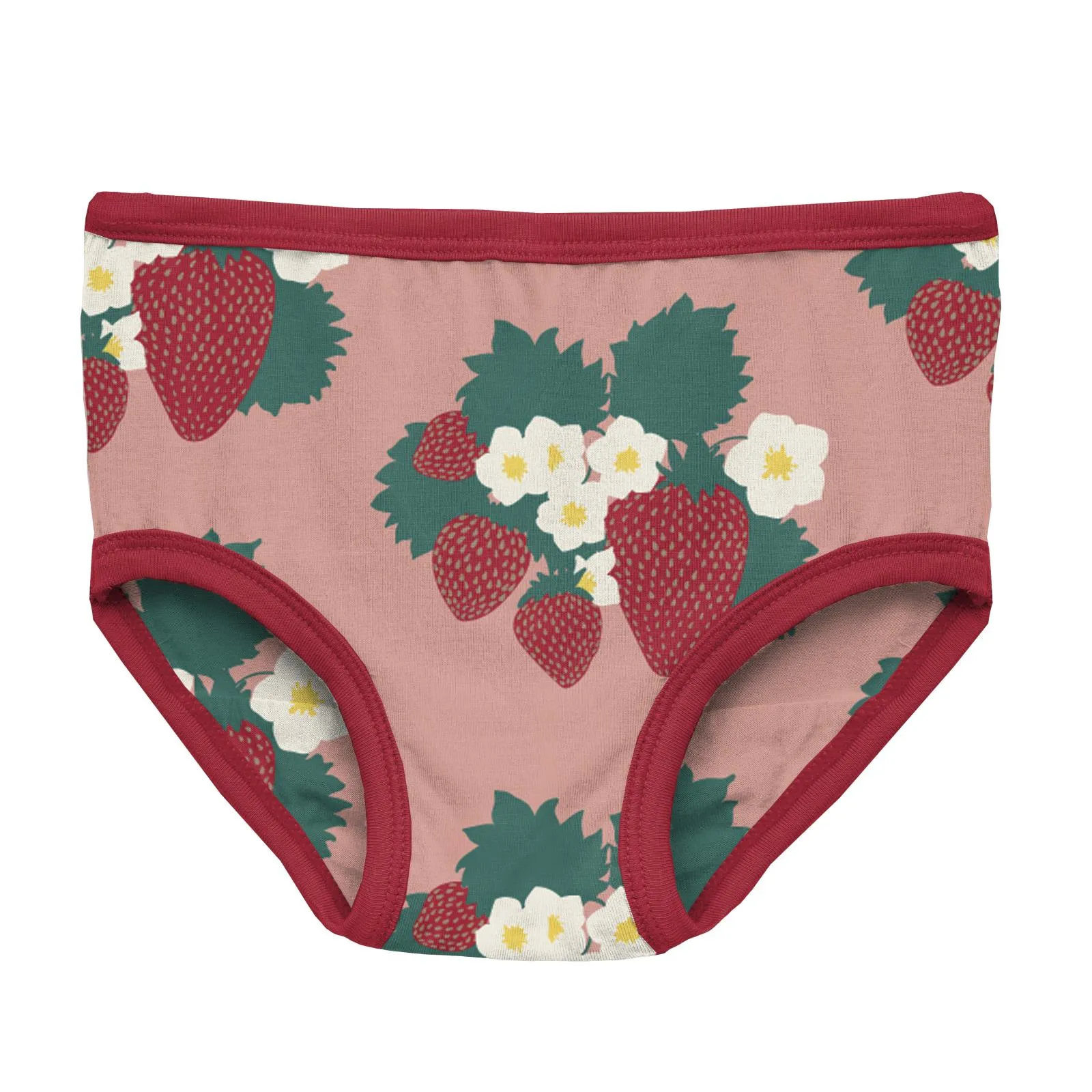 KicKee Pants Blush Strawberry Farm Girls Underwear