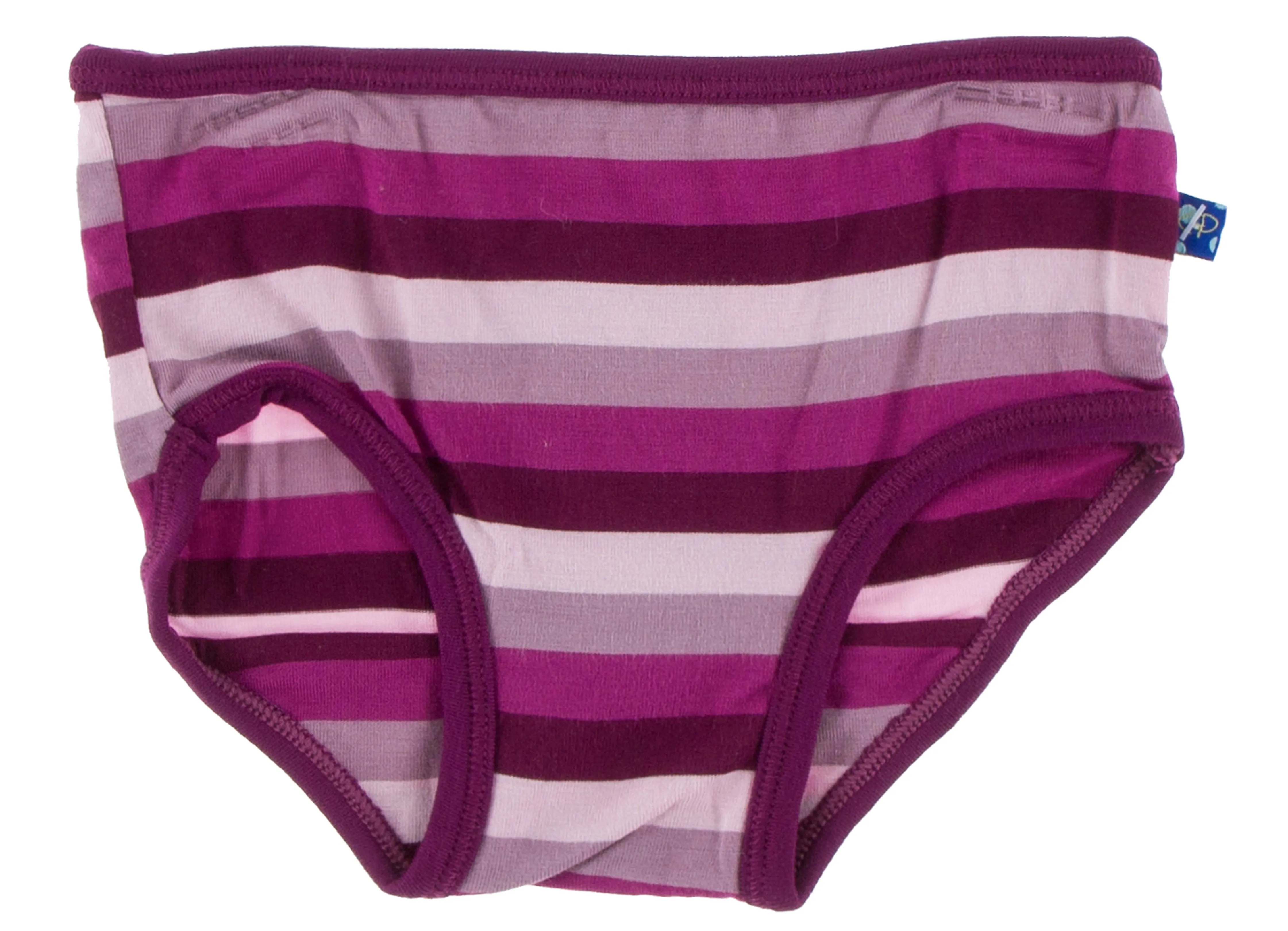 KicKee Pants Coral Stripe & Melody Sharks Girls Underwear Set