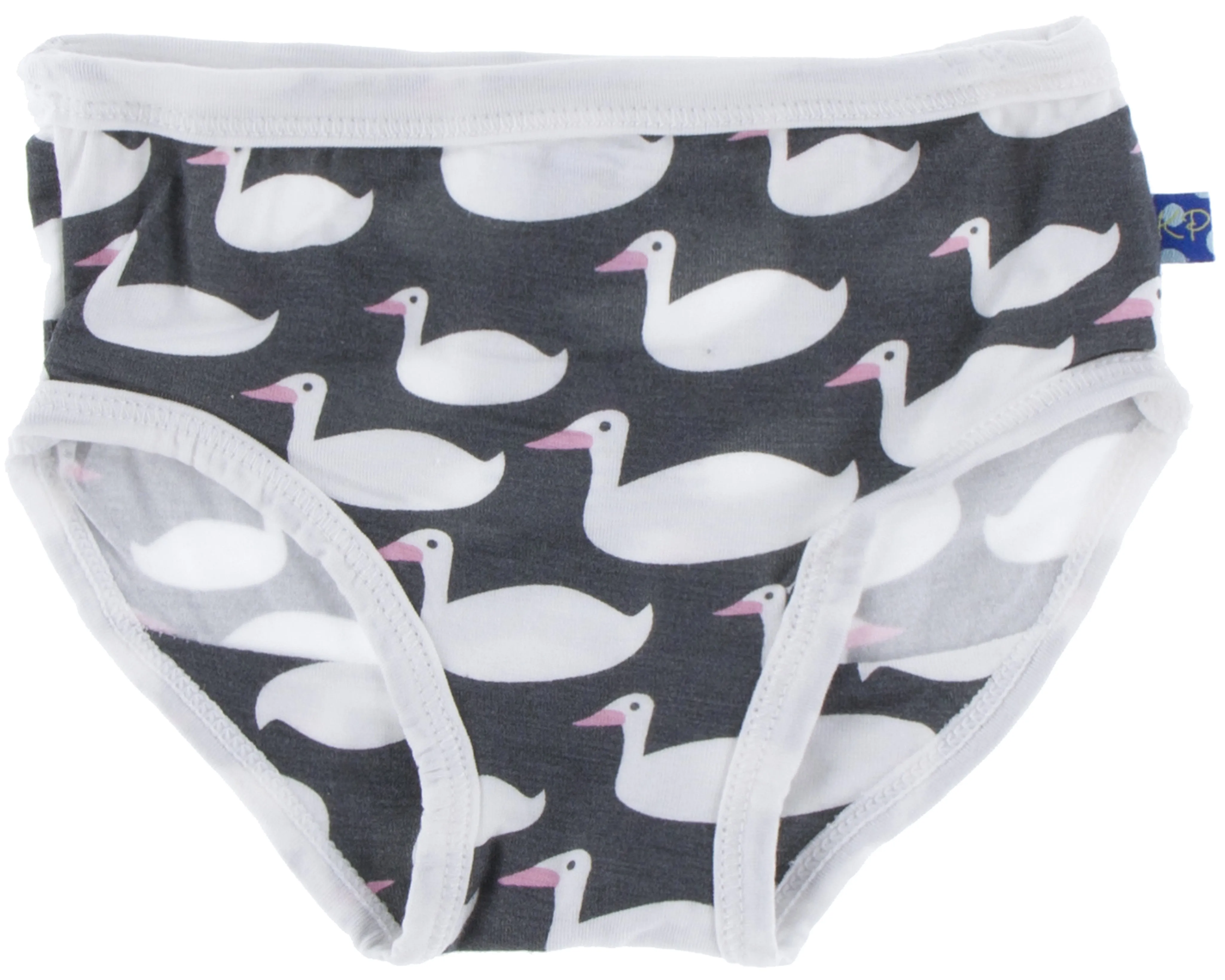 KicKee Pants Stone Geese & Natural Honeycomb Underwear Set