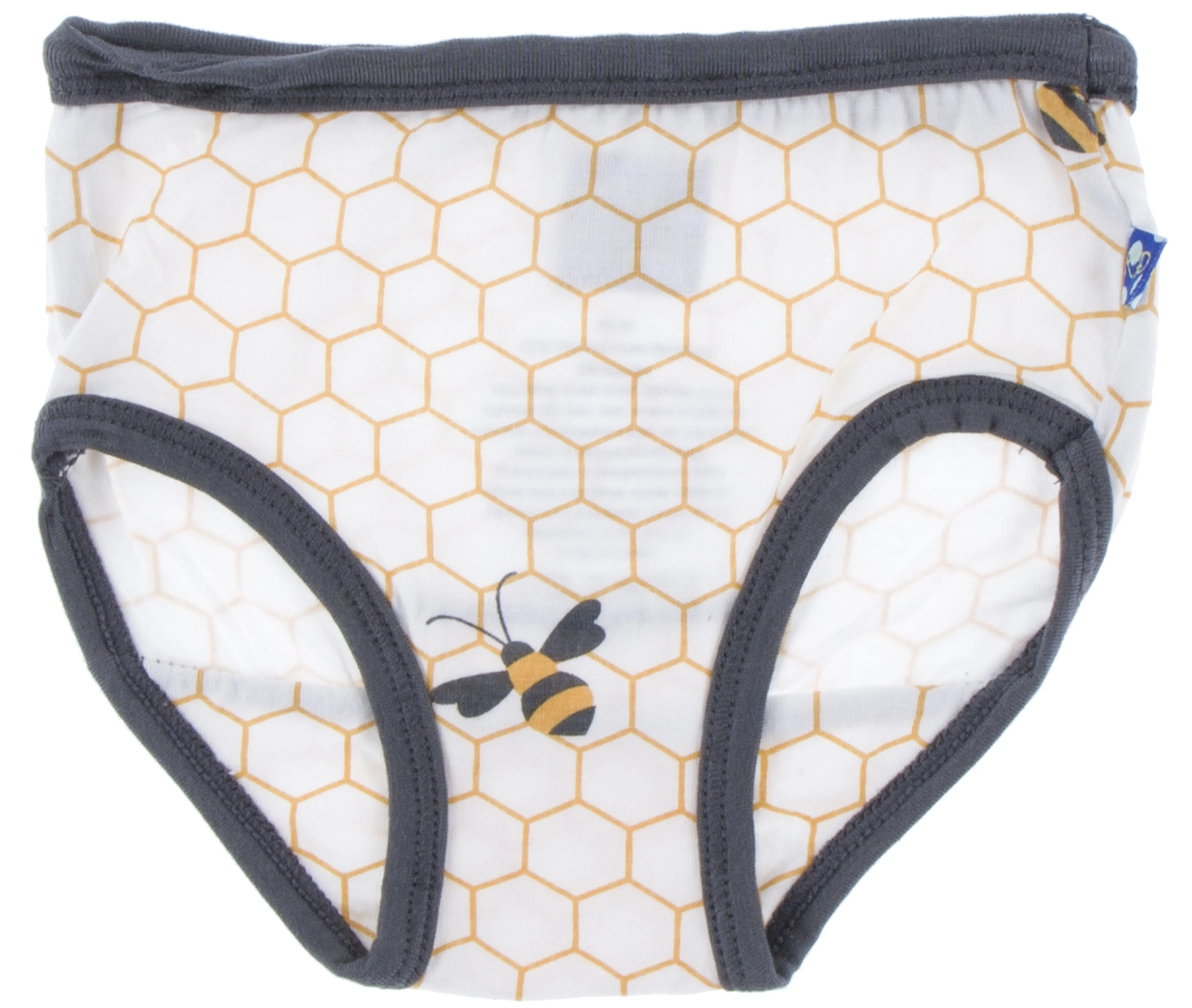 KicKee Pants Stone Geese & Natural Honeycomb Underwear Set