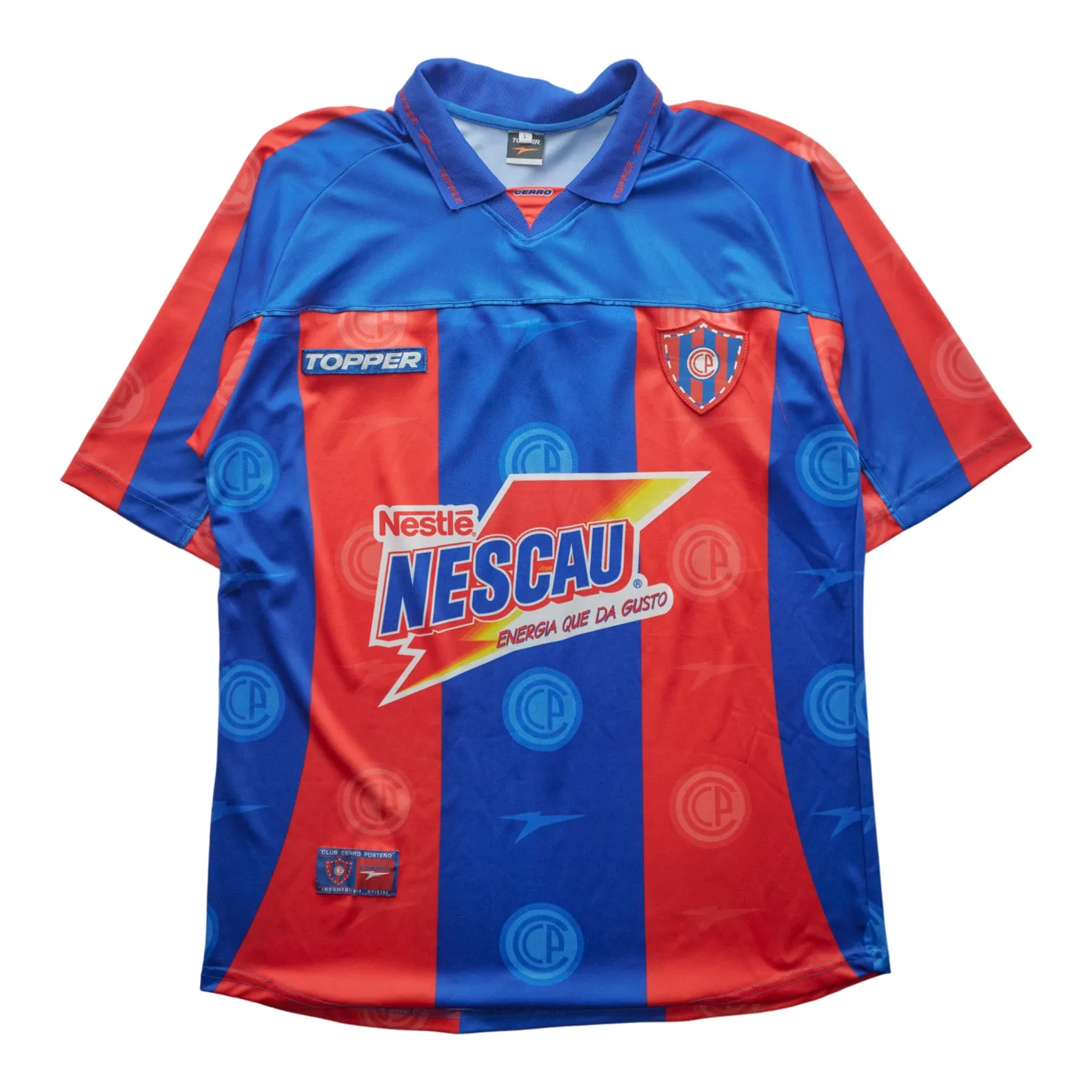 (L) 00s Cerro Porteno Soccer Jersey