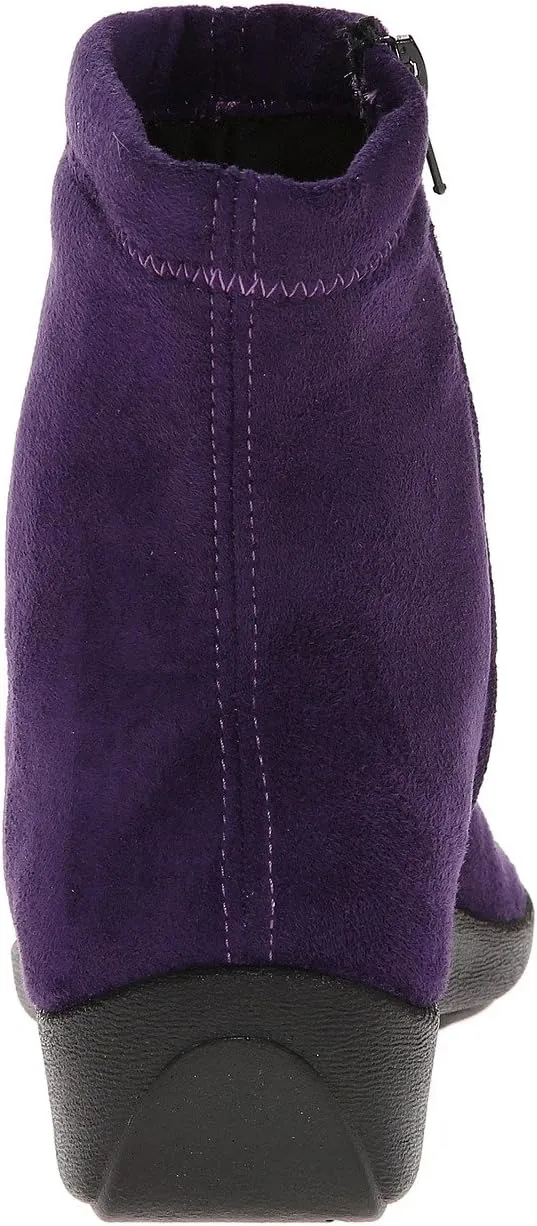 L8 Arcopedico Ankle Boots, Violet Suede