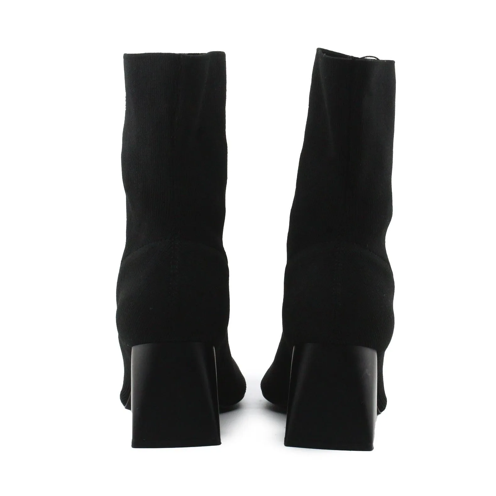 Lefties Block Heels Sock Boots | 100% Authentic Textile