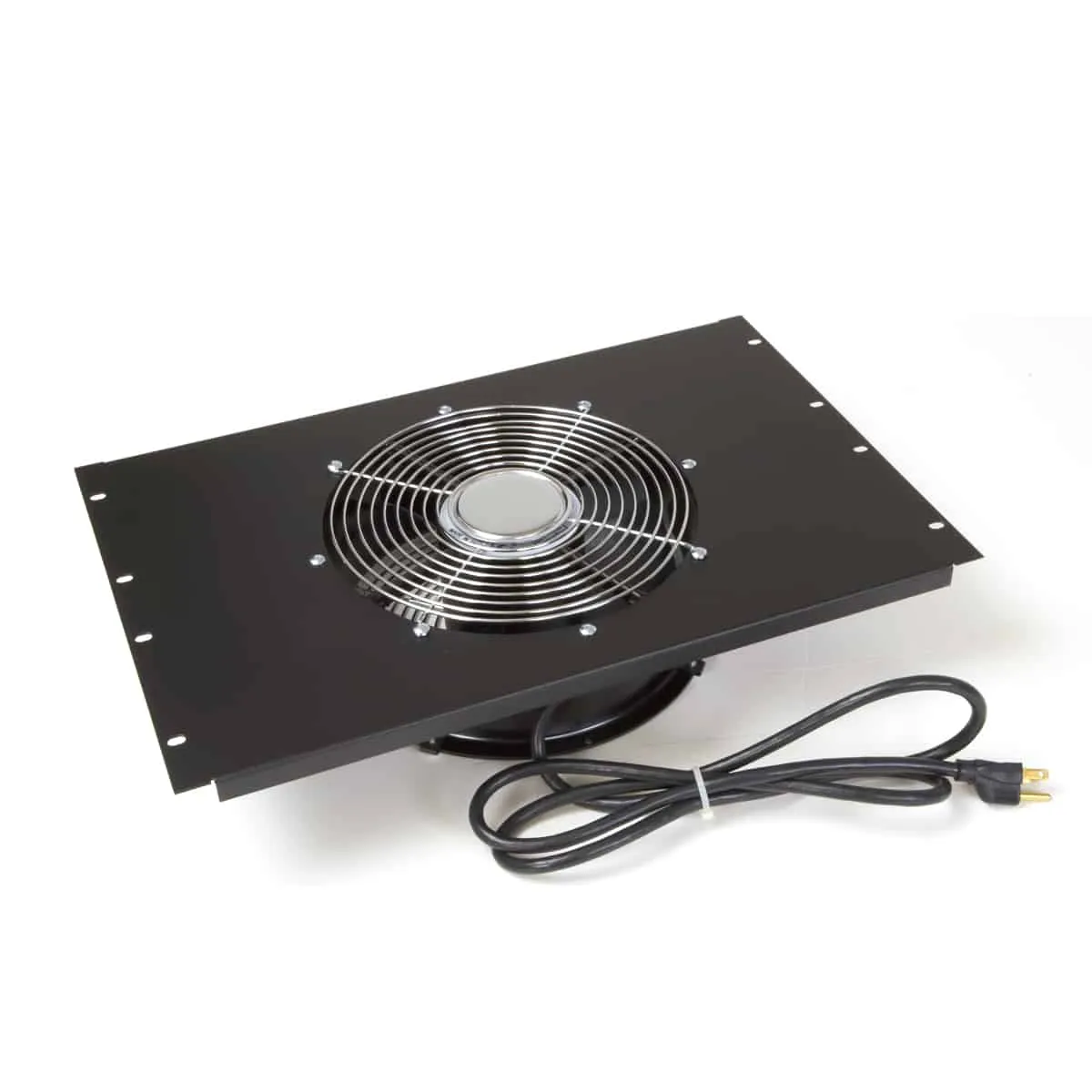 Lowell Mfg Rackmount Fan Panel-7U, 10in Turbo Fan, 550cfm