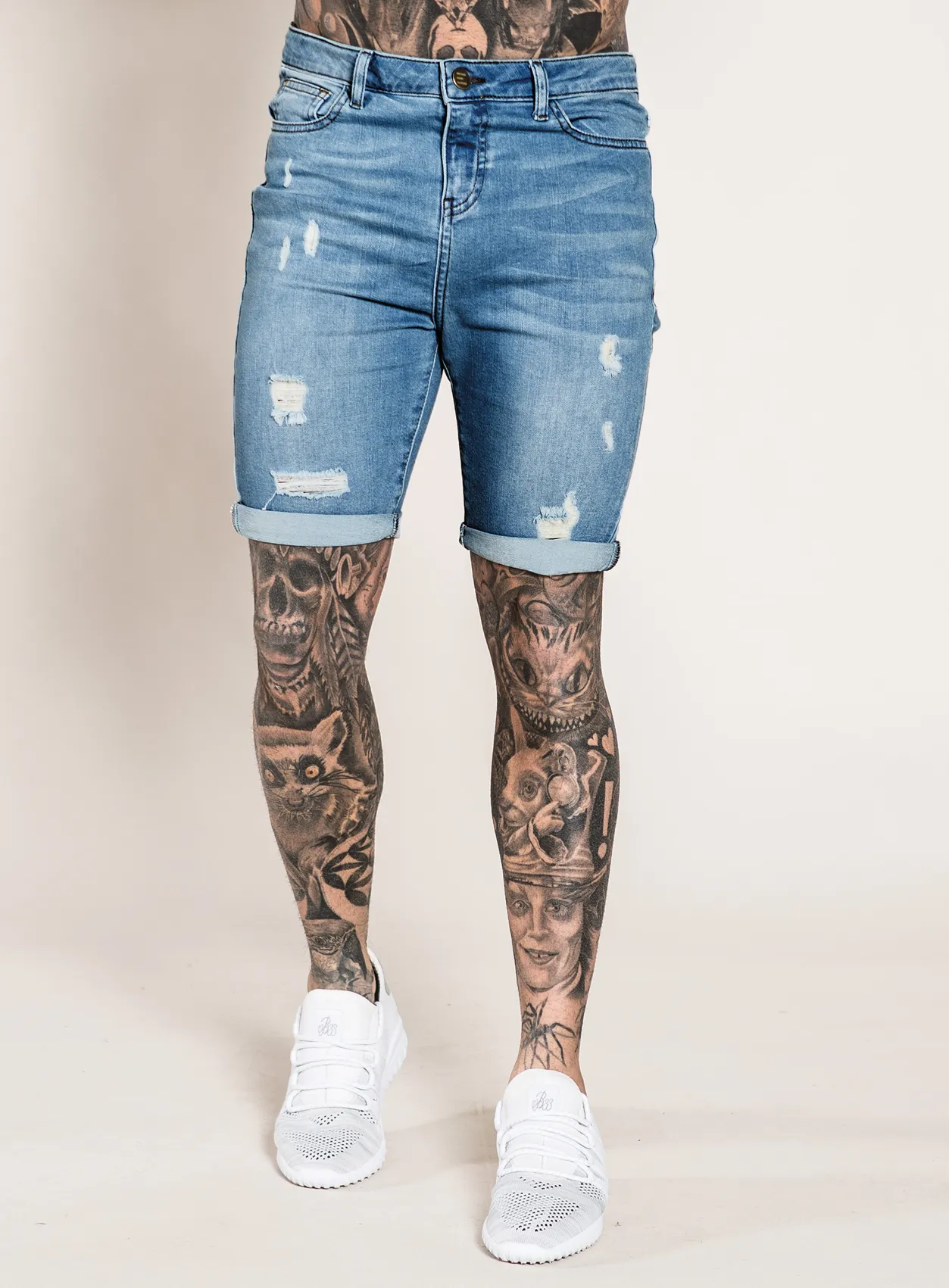 Marquee Denim Shorts - Dark Wash