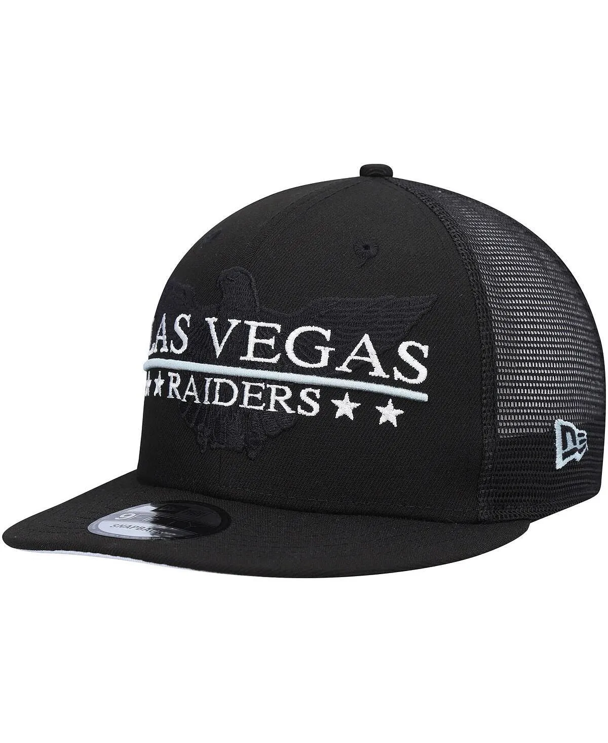 Men's Black Las Vegas Raiders Totem 9FIFTY Snapback New Era Baseball Cap