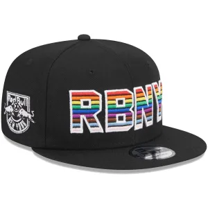 Men's black New Era New York Red Bulls Pride 9FIFTY Snapback cap