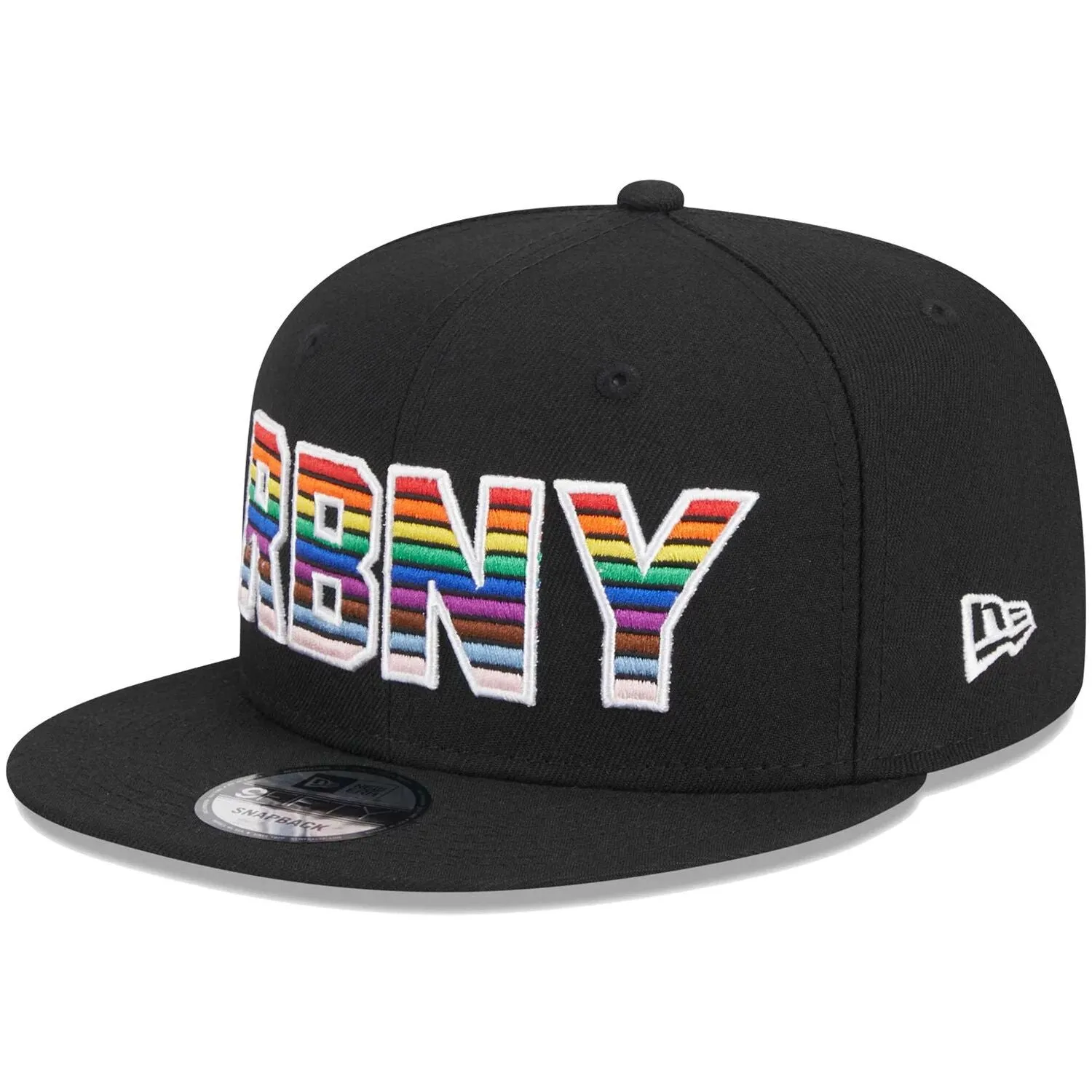 Men's black New Era New York Red Bulls Pride 9FIFTY Snapback cap