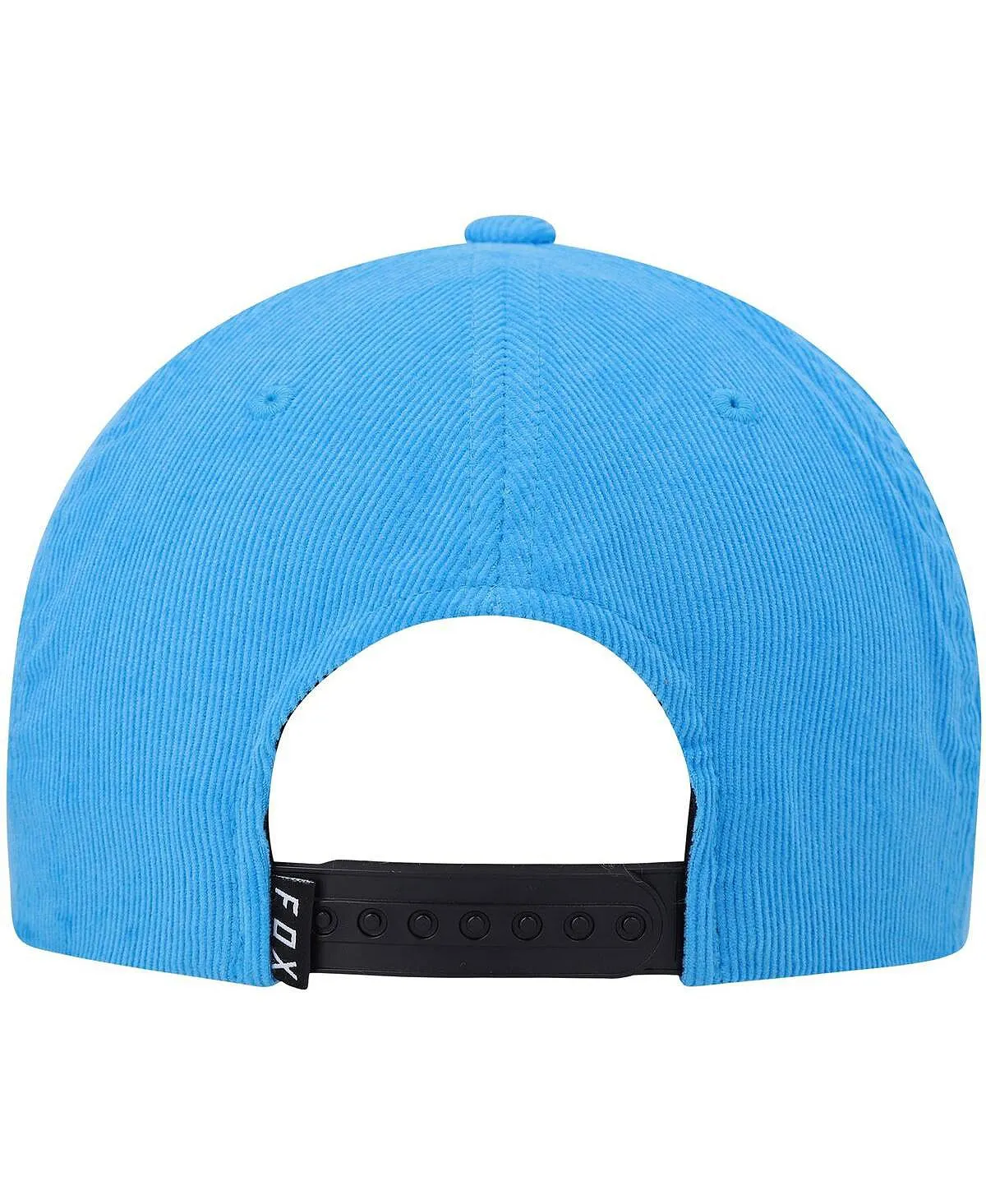 Men's Blue Fox Matte Snapback Racing Cap