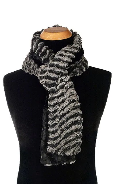 Men's Classic Scarf - Two-Tone, Desert Sand Faux Fur