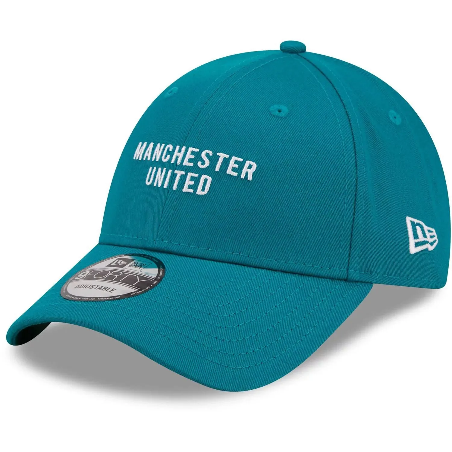 Men's New Era Turquoise Men's Seasonal Adjustable Cap Manchester United 9FORTY