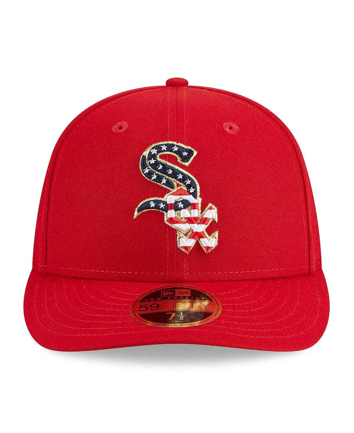 Men's Red Chicago White Sox 2023 Fourth of July 59FIFTY Low Profile Cap. New Era