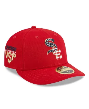 Men's Red Chicago White Sox 2023 Fourth of July 59FIFTY Low Profile Cap. New Era