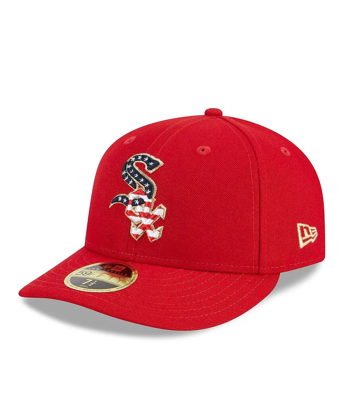 Men's Red Chicago White Sox 2023 Fourth of July 59FIFTY Low Profile Cap. New Era