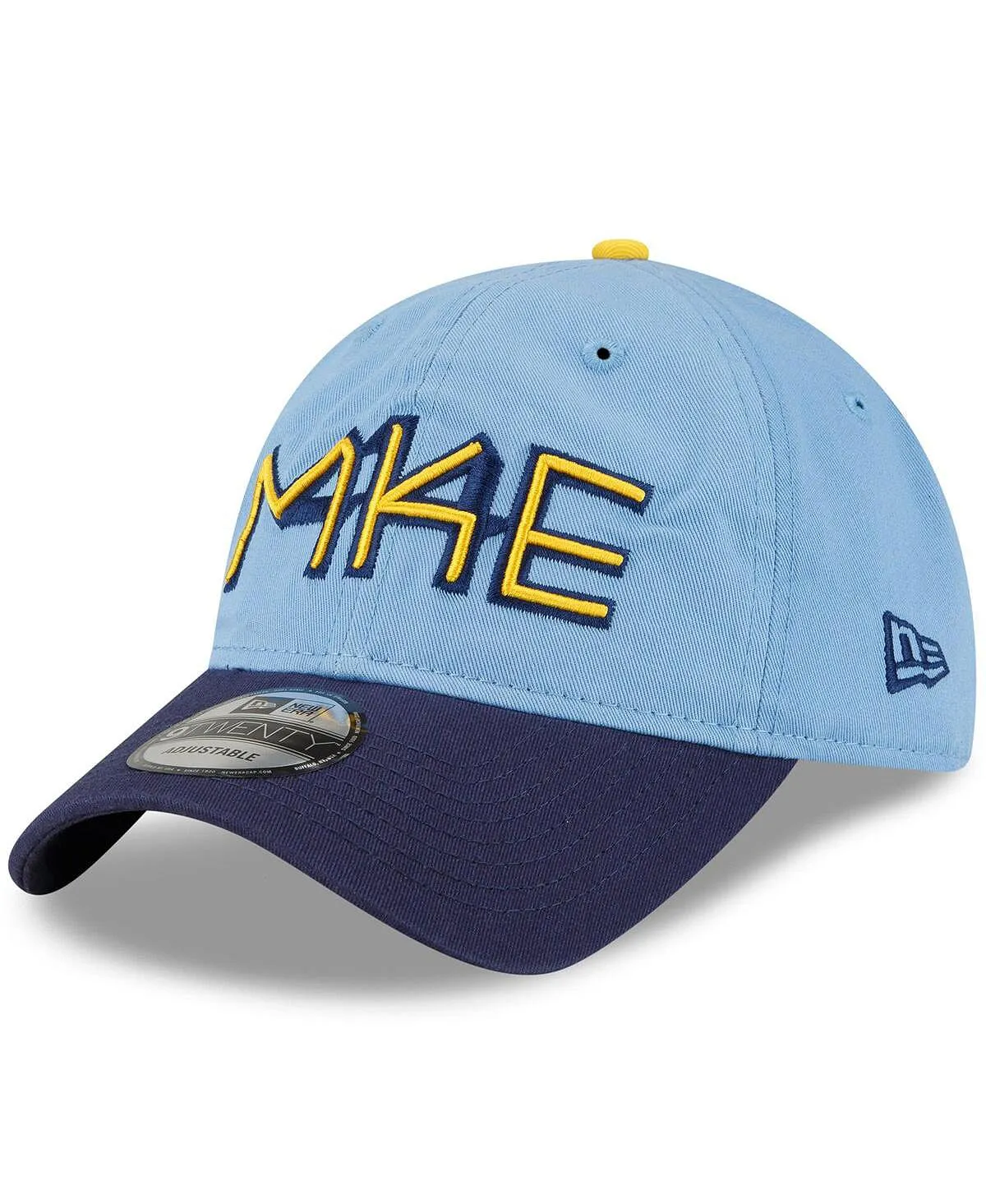 Milwaukee Brewers 2022 Men's Navy Blue City Connect 9TWENTY New Era Adjustable Cap